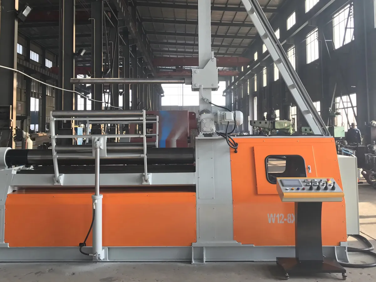 Вальцы гидравлические четырехвалковые W12-x1 (1)